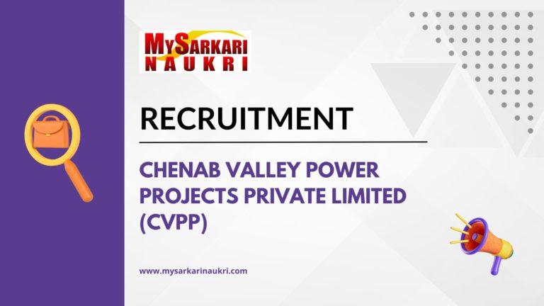 Chenab Valley Power Projects Private Limited (CVPP)