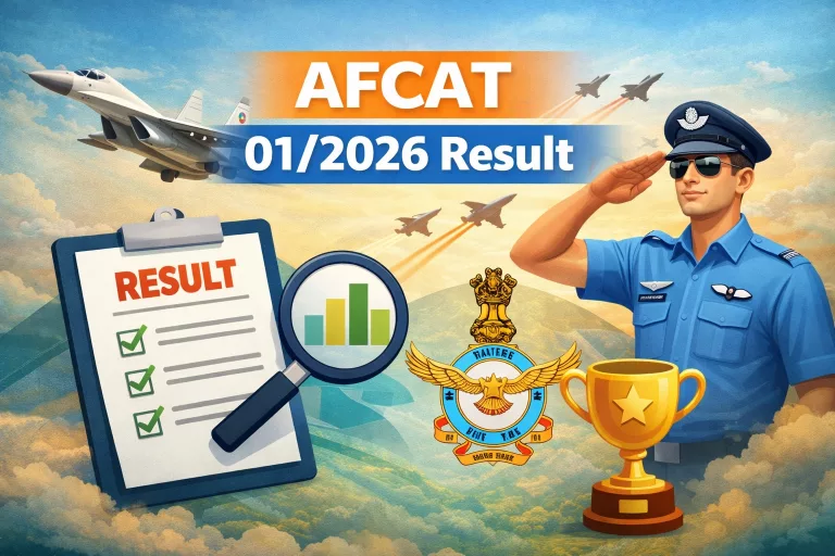 AFCAT 01/2026 Result