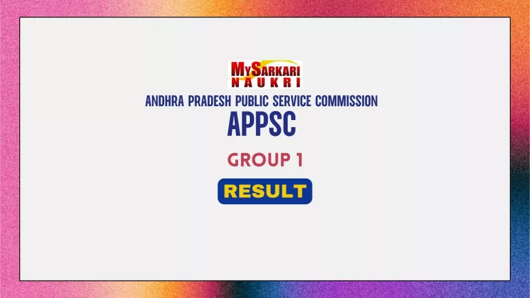 APPSC Group 1 Result