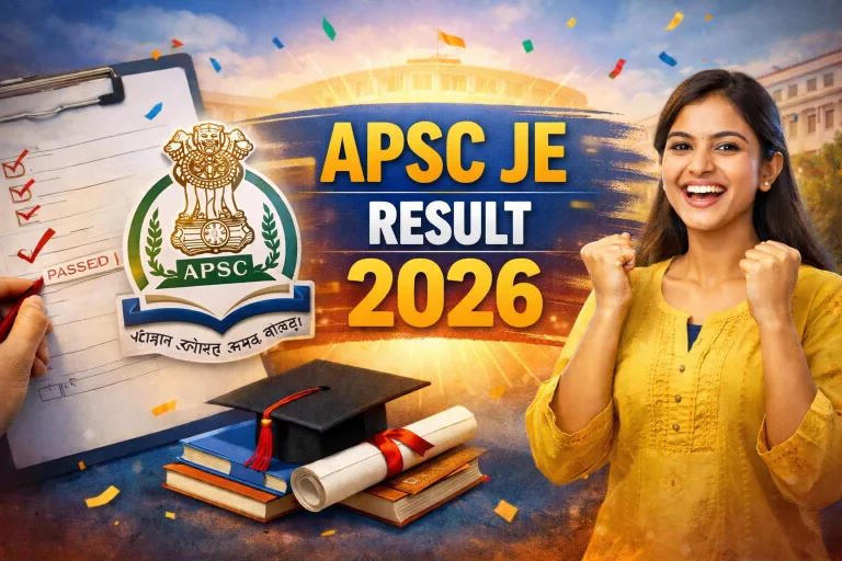 APSC JE Result 2026