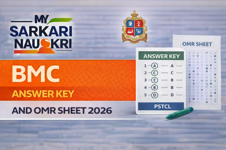 BMC Answer Key and OMR Sheet 2026
