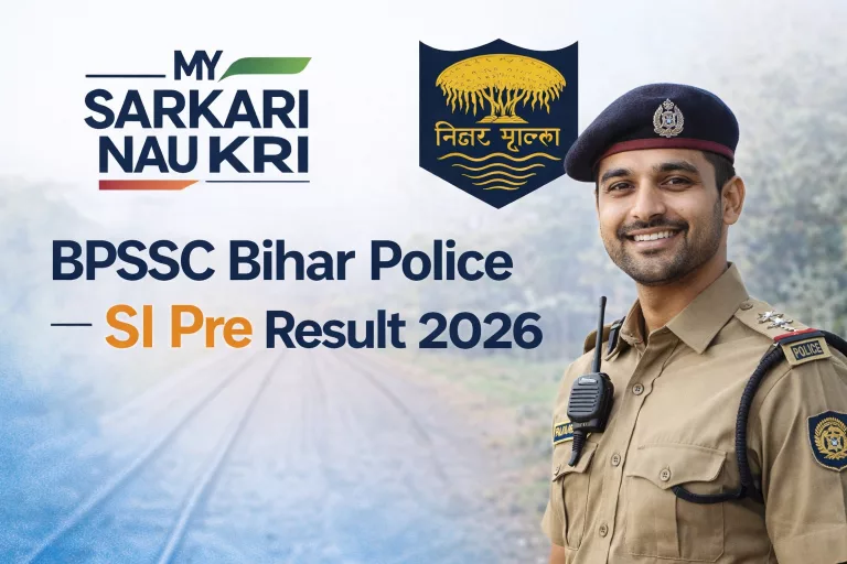 BPSSC Bihar Police SI Prelims Result 2026