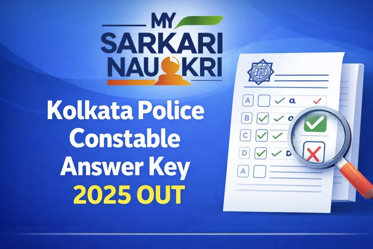 Kolkata Police Constable Answer Key 2025