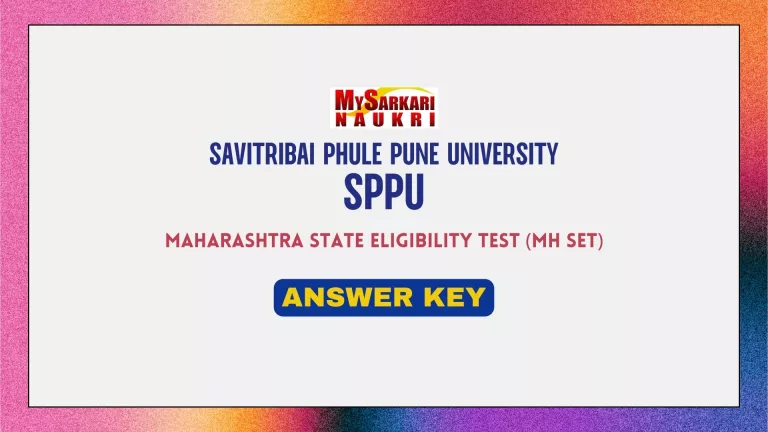 MH SET Answer Key