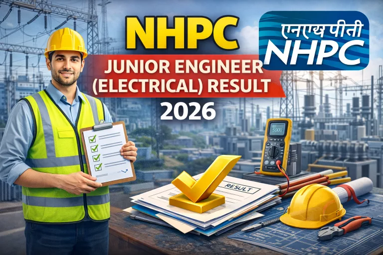 NHPC Junior Engineer (Electrical) Result 2026