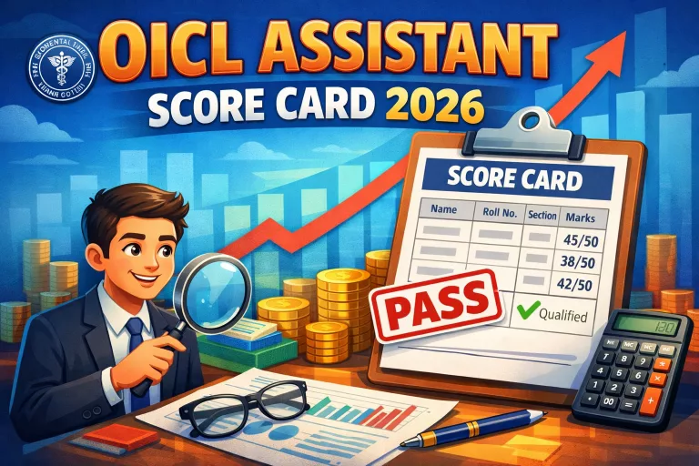 OICL Assistant Score Card 2026