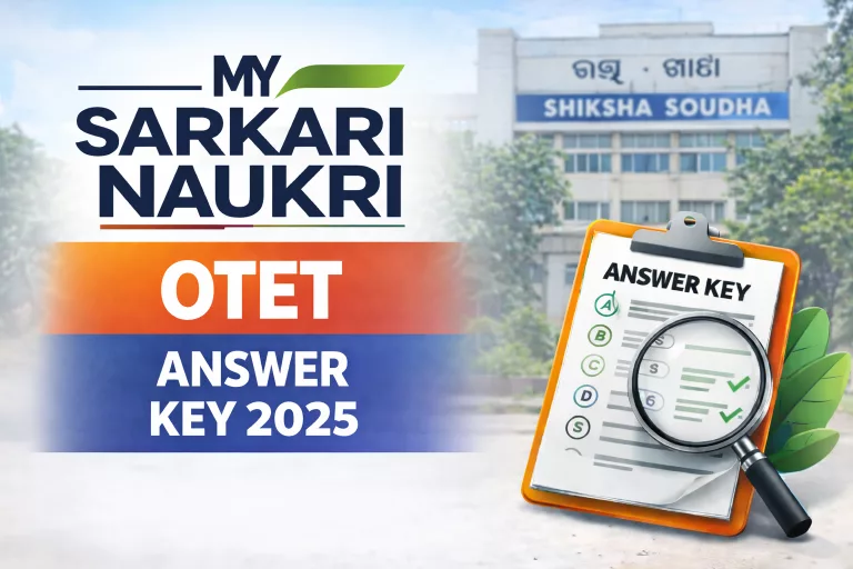 OTET Answer Key 2025