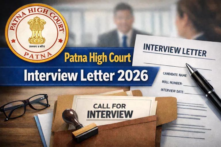Patna High Court Mazdoor Interview Letter 2026