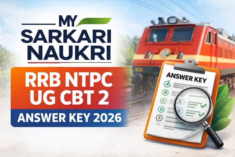 RRB NTPC UG CBT 2 Answer Key 2026 OUT