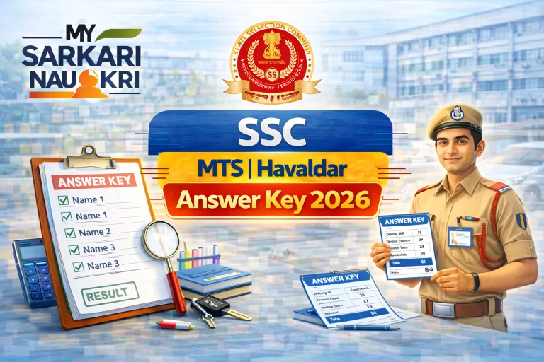 SSC MTS Havaldar Answer Key 2026