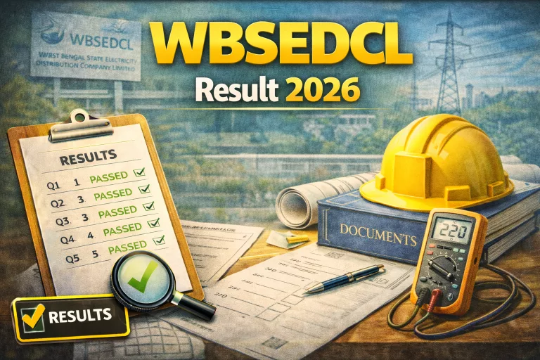 WBSEDCL Result 2026